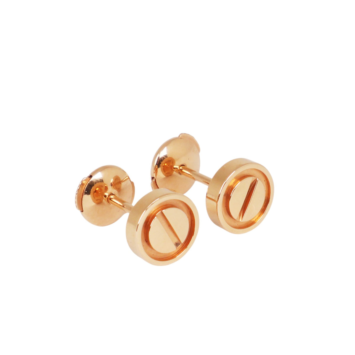 Cartier B8301254 Rose Gold Love Earrings