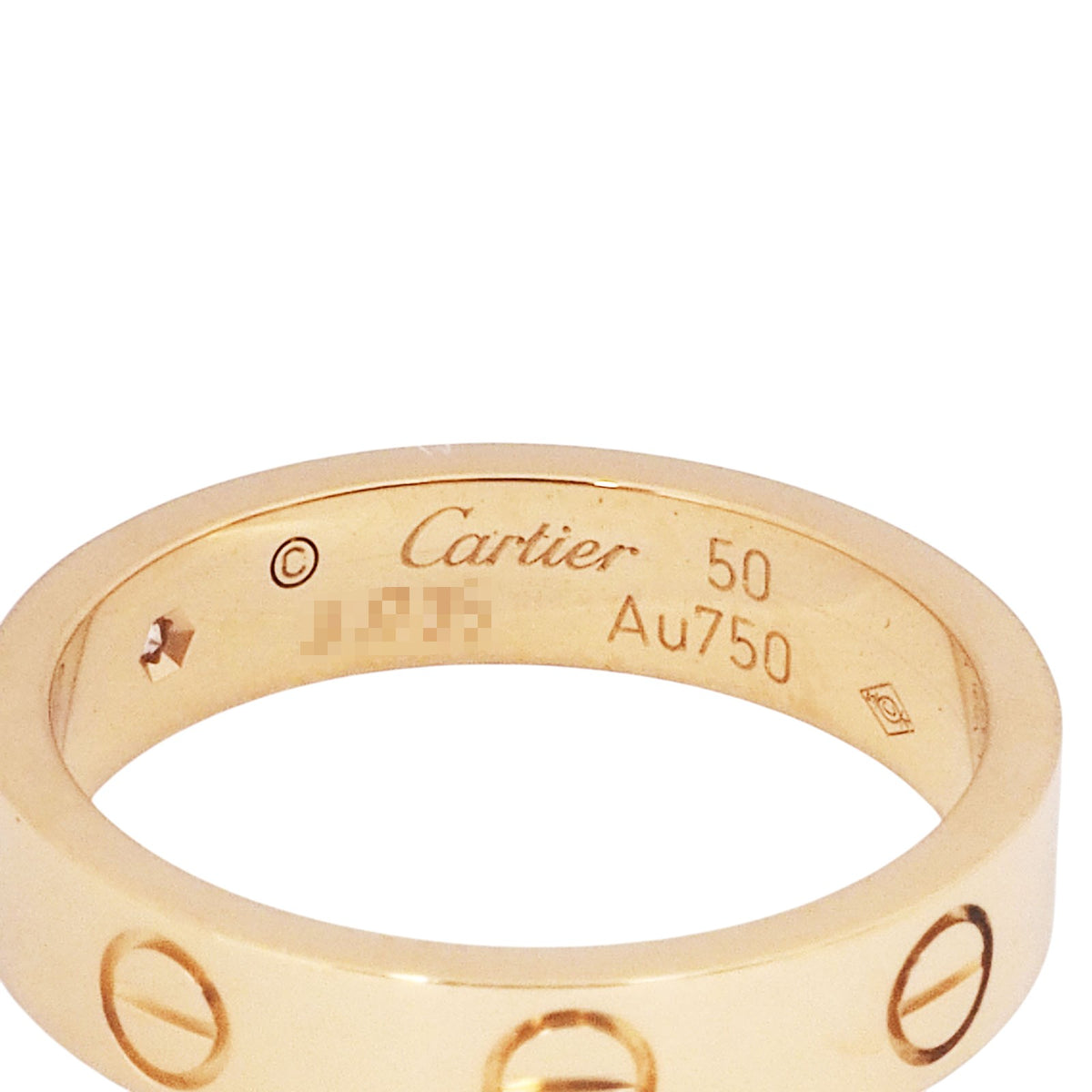 Cartier B4056150 Yellow Gold Diamond Love Mini Ring