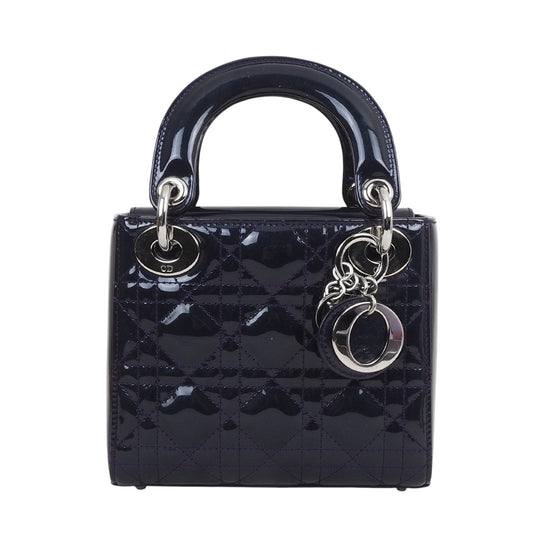 Dior S0856ONGE Patent Lady Dior Micro Shoulder Bag