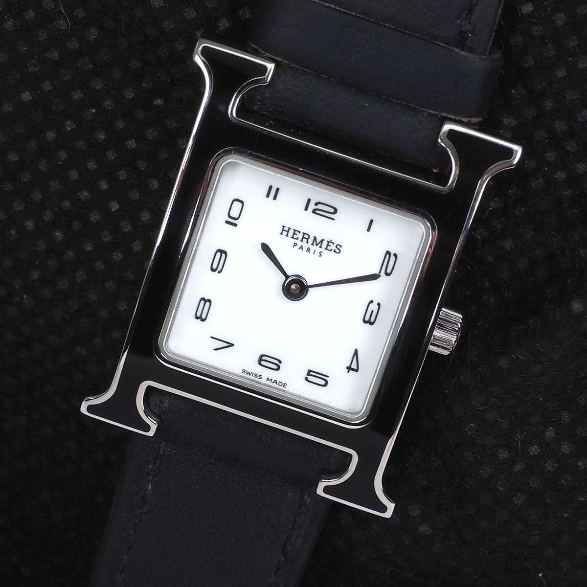 Hermès HH1.221 Limited H-Hour Lacquer Bezel Quartz Watch