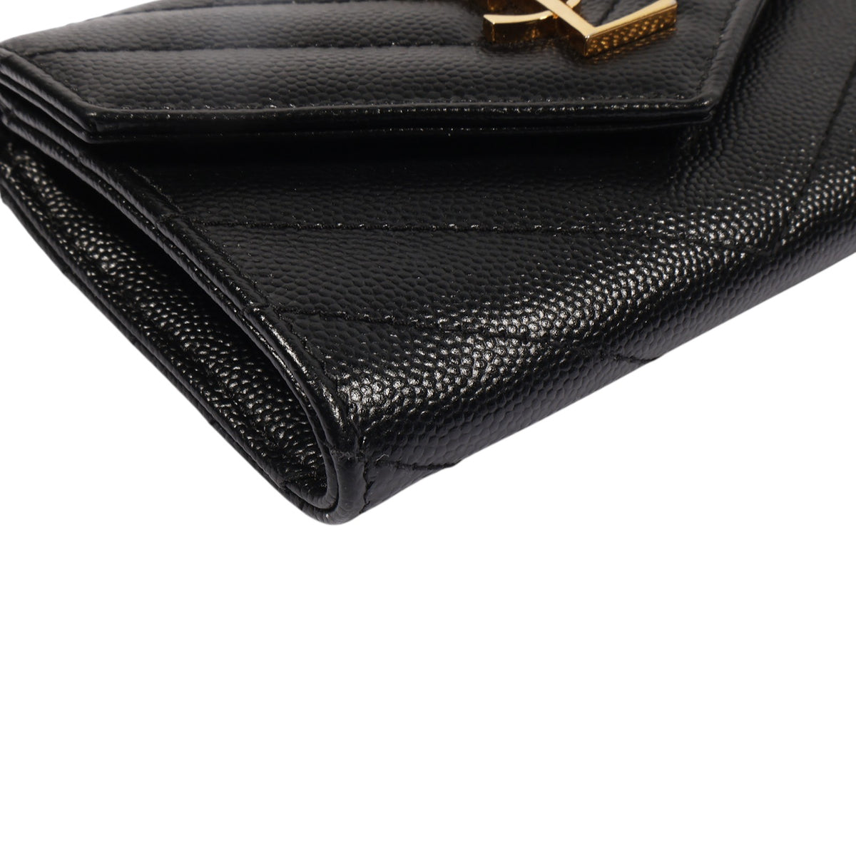 Saint Laurent 414404 Matelassé Envelope Card Holder