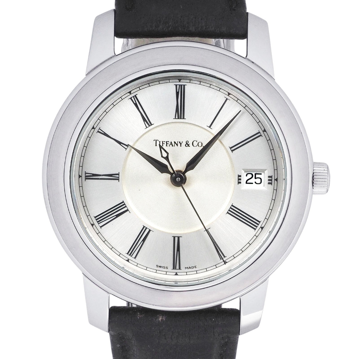 Tiffany & Co. Mark Skeleton Automatic Leather Band Watch