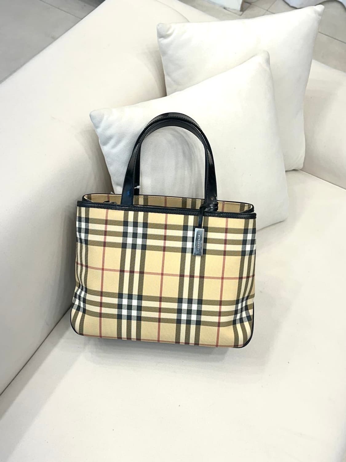 Burberry Nova Check Tote Bag