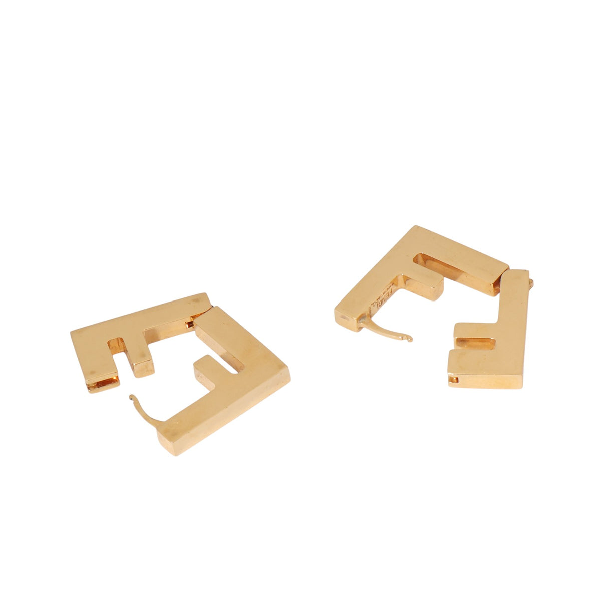 Fendi 1T0624 Logo Earrings