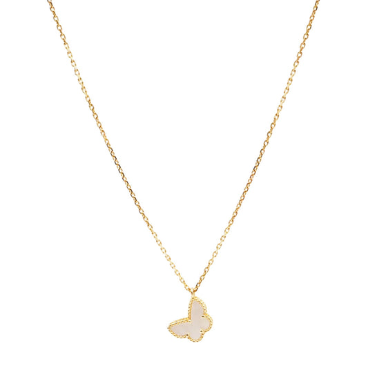 Van Cleef & Arpels ARF69300 Yellow Gold Butterfly Sweet Necklace
