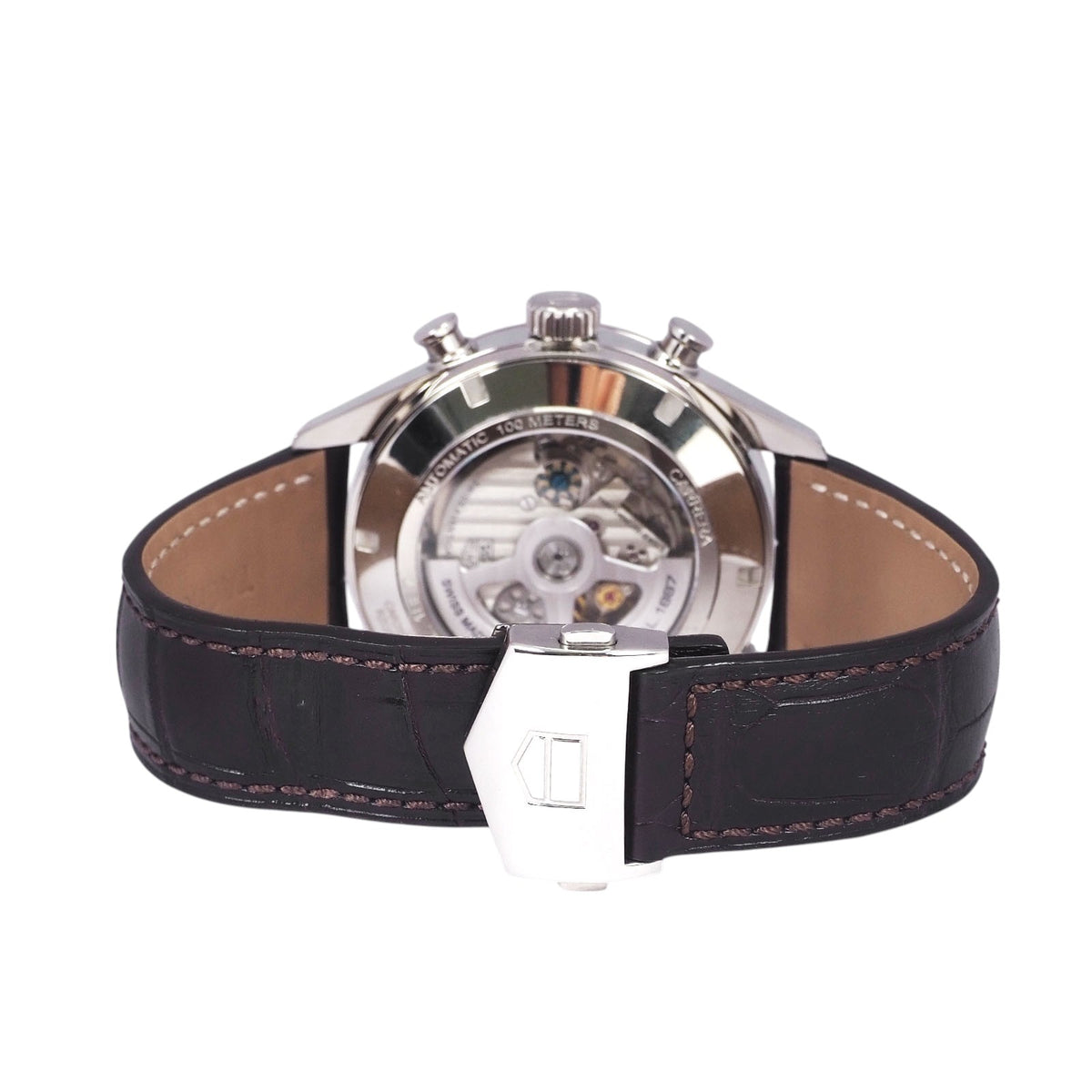 TAG Heuer CAR2012 Carrera Automatic Leather Band Watch
