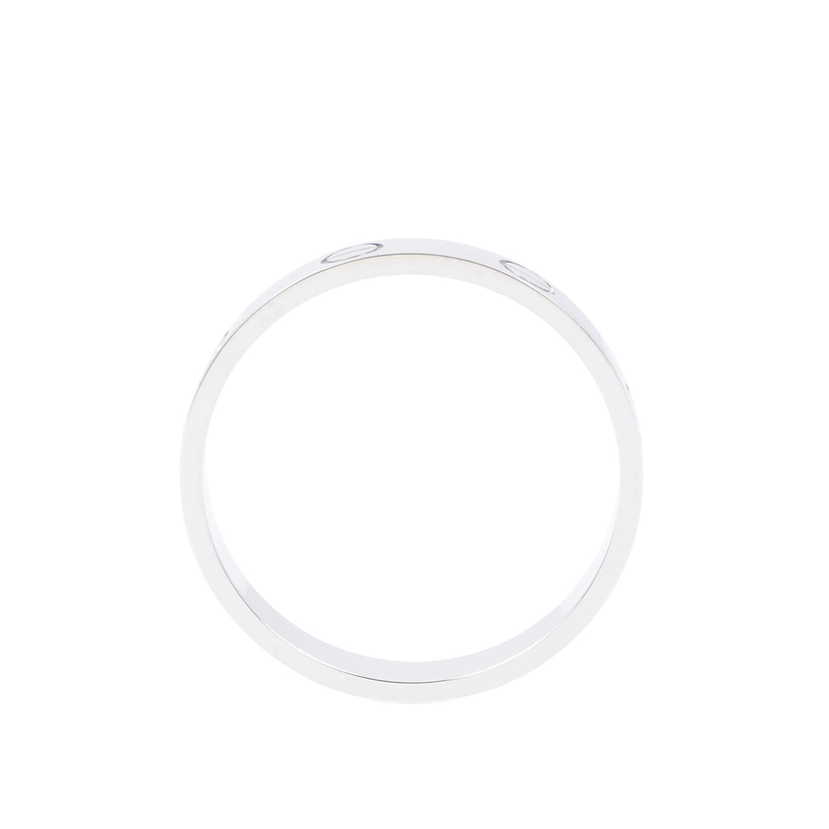 Cartier B4085100 White Gold Small Love Ring