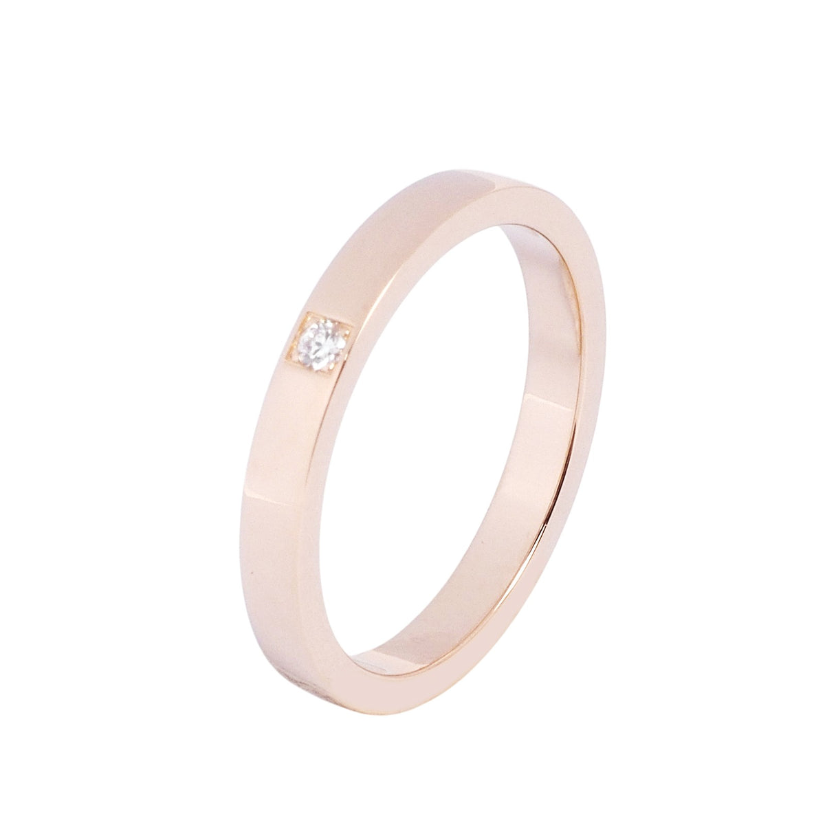 Bulgari 355719 Rose Gold Merry Me Diamond Wedding Ring