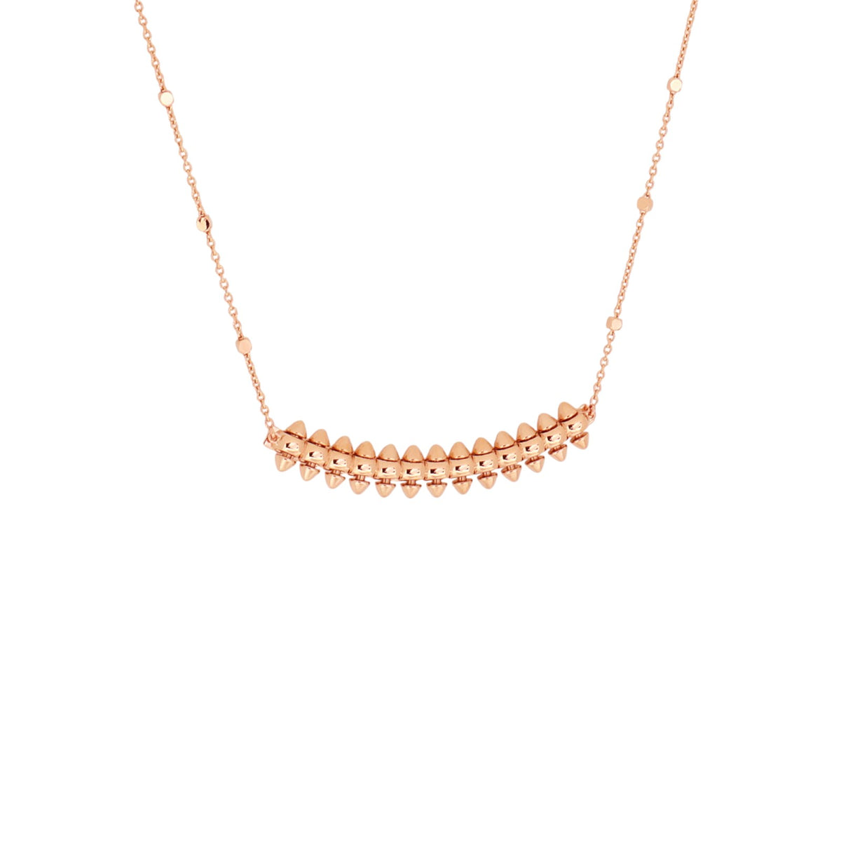 Cartier B7224744 Rose Gold Clash de Pendant Small Necklace