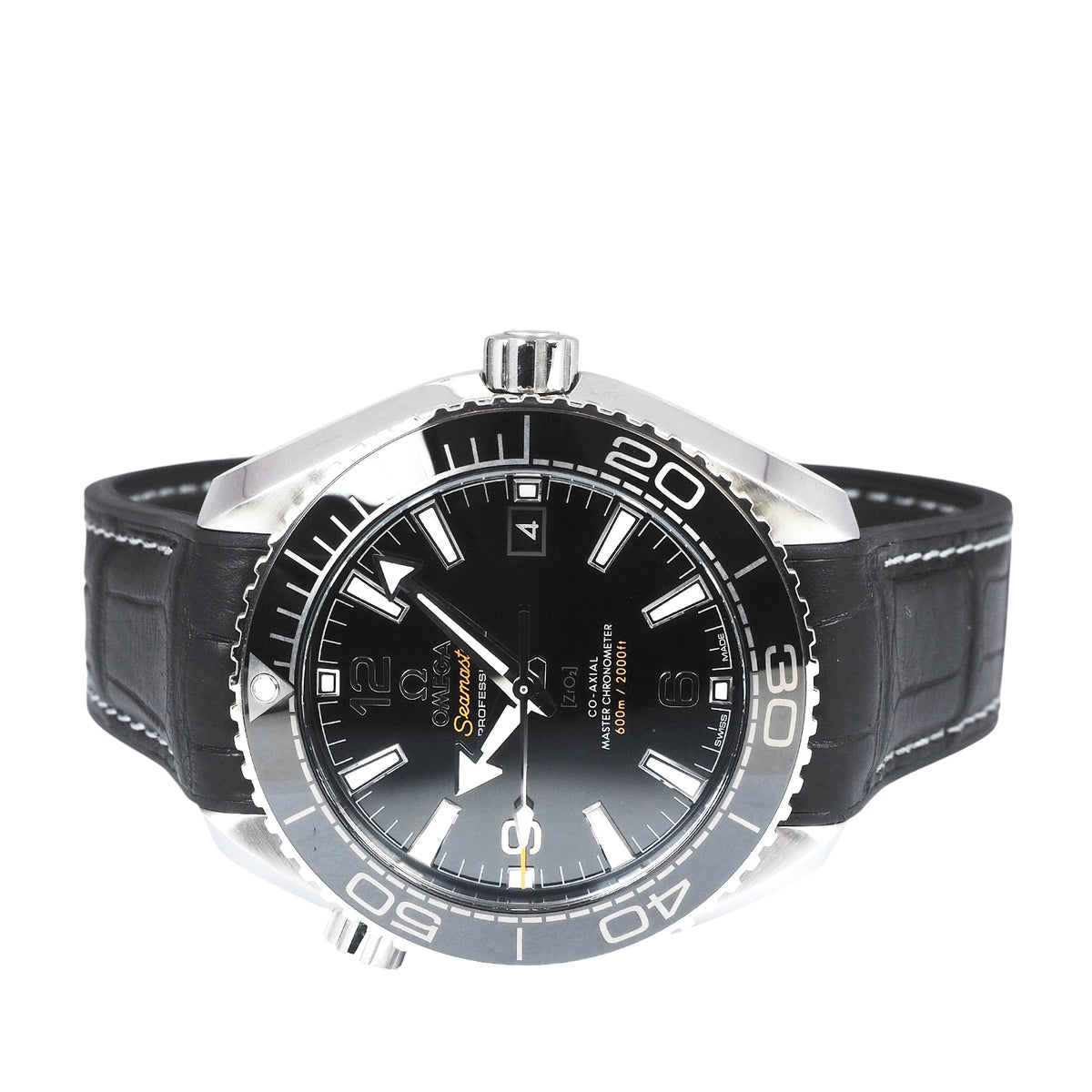Omega 215.33.40.20.01.001 Planet Ocean Rubber Band Watch