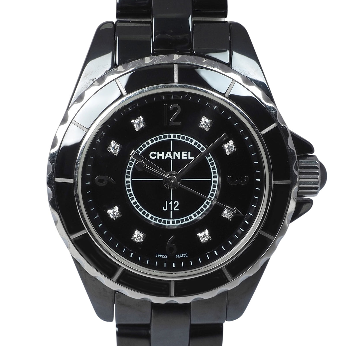 Chanel H2569 J12 Diamond Ceramic Quartz Watch