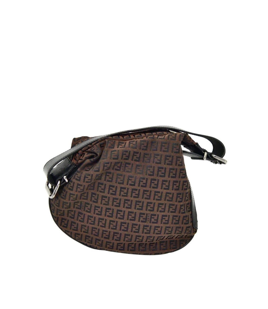 Fendi Zucca Oyster Shoulder Bag