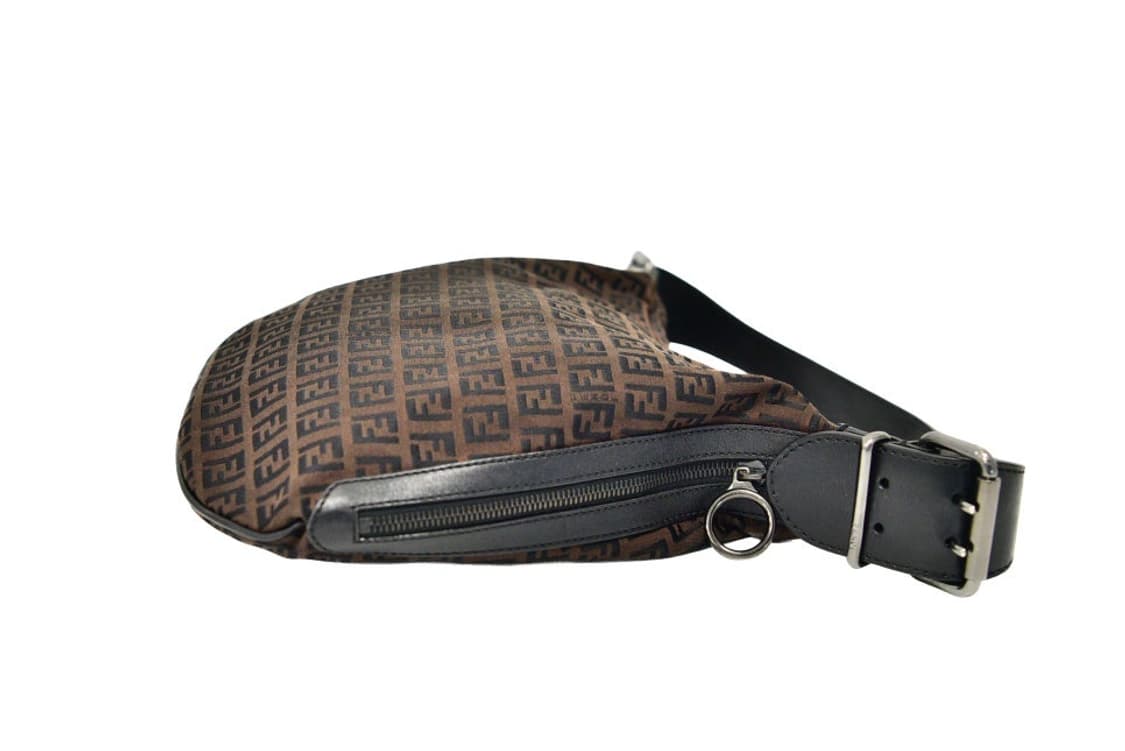 Fendi Zucca Oyster Shoulder Bag