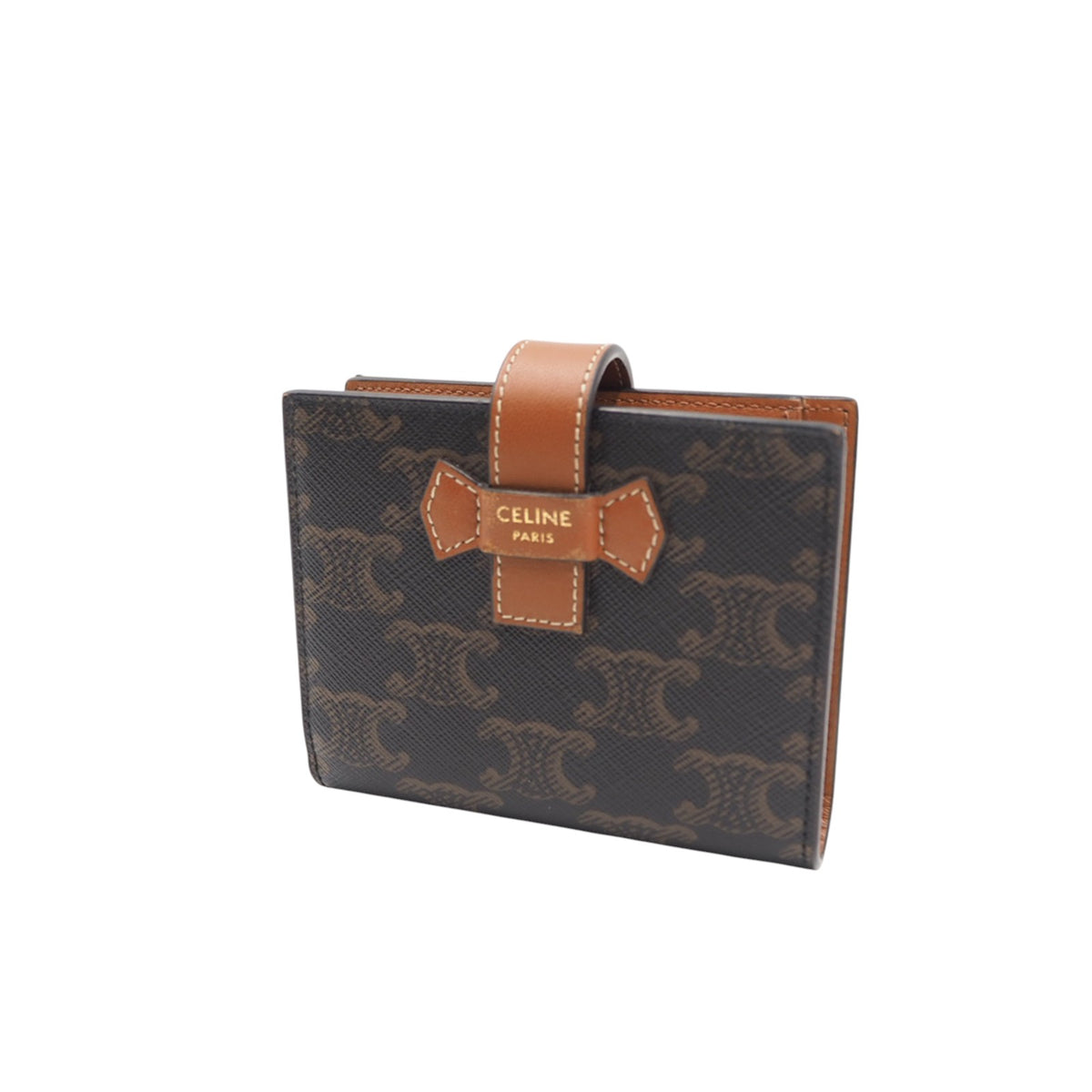 Celine 10H262DB704LU Triomphe Strap Wallet