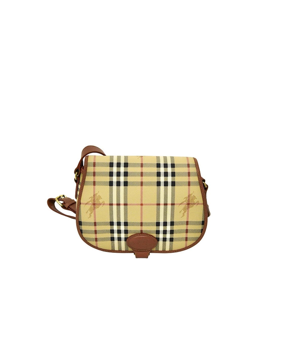 Burberry Nova Check Round Crossbody Bag