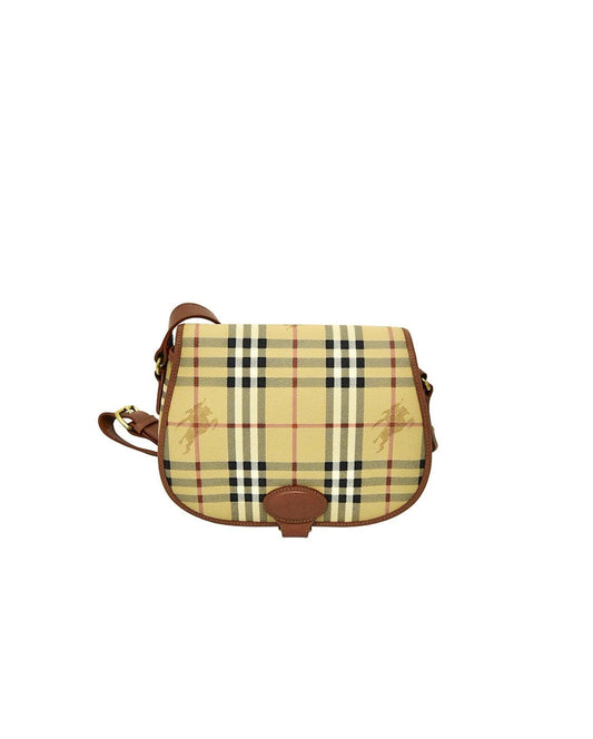 Burberry Nova Check Round Crossbody Bag