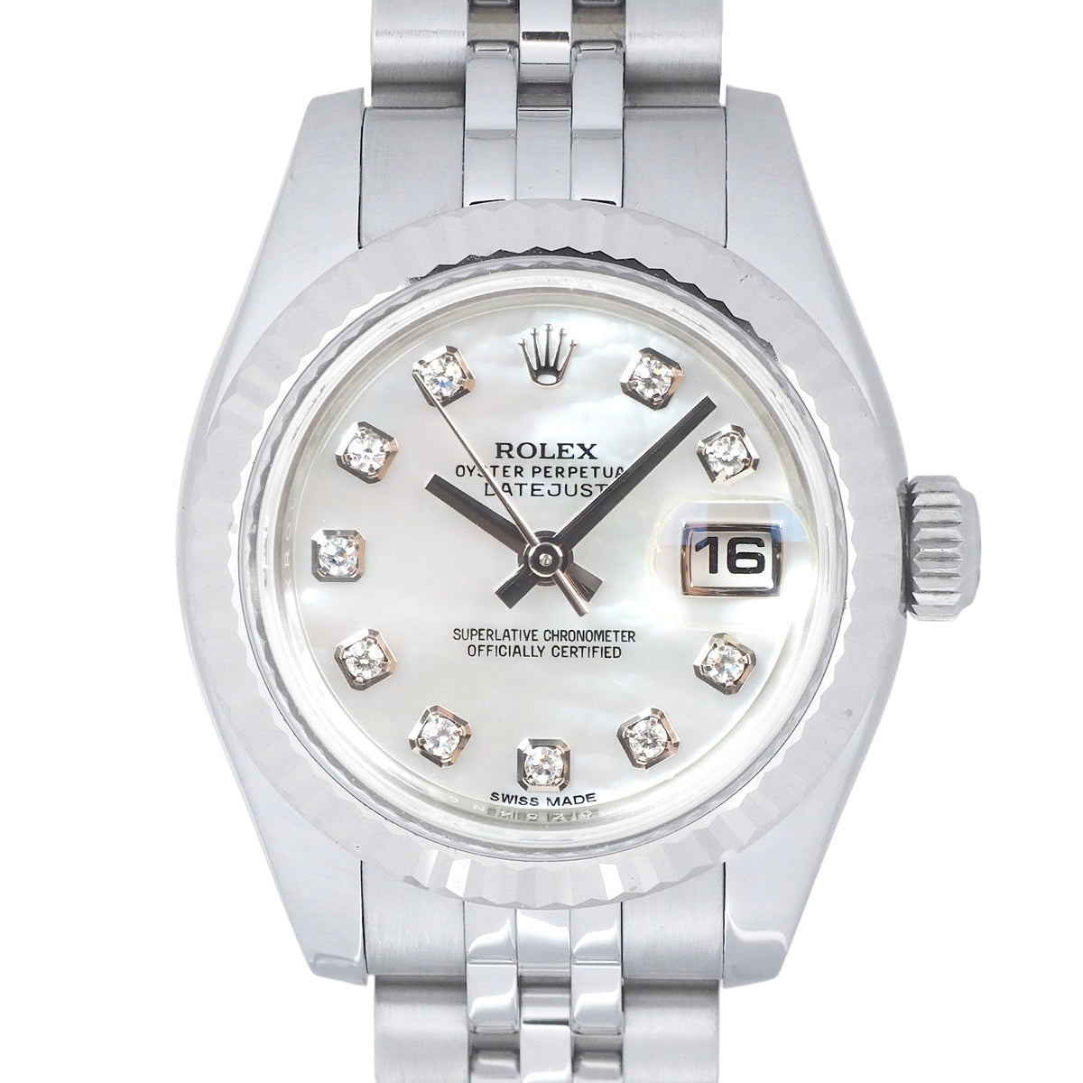 Rolex 179174 Dayjust Diamond Automatic Watch