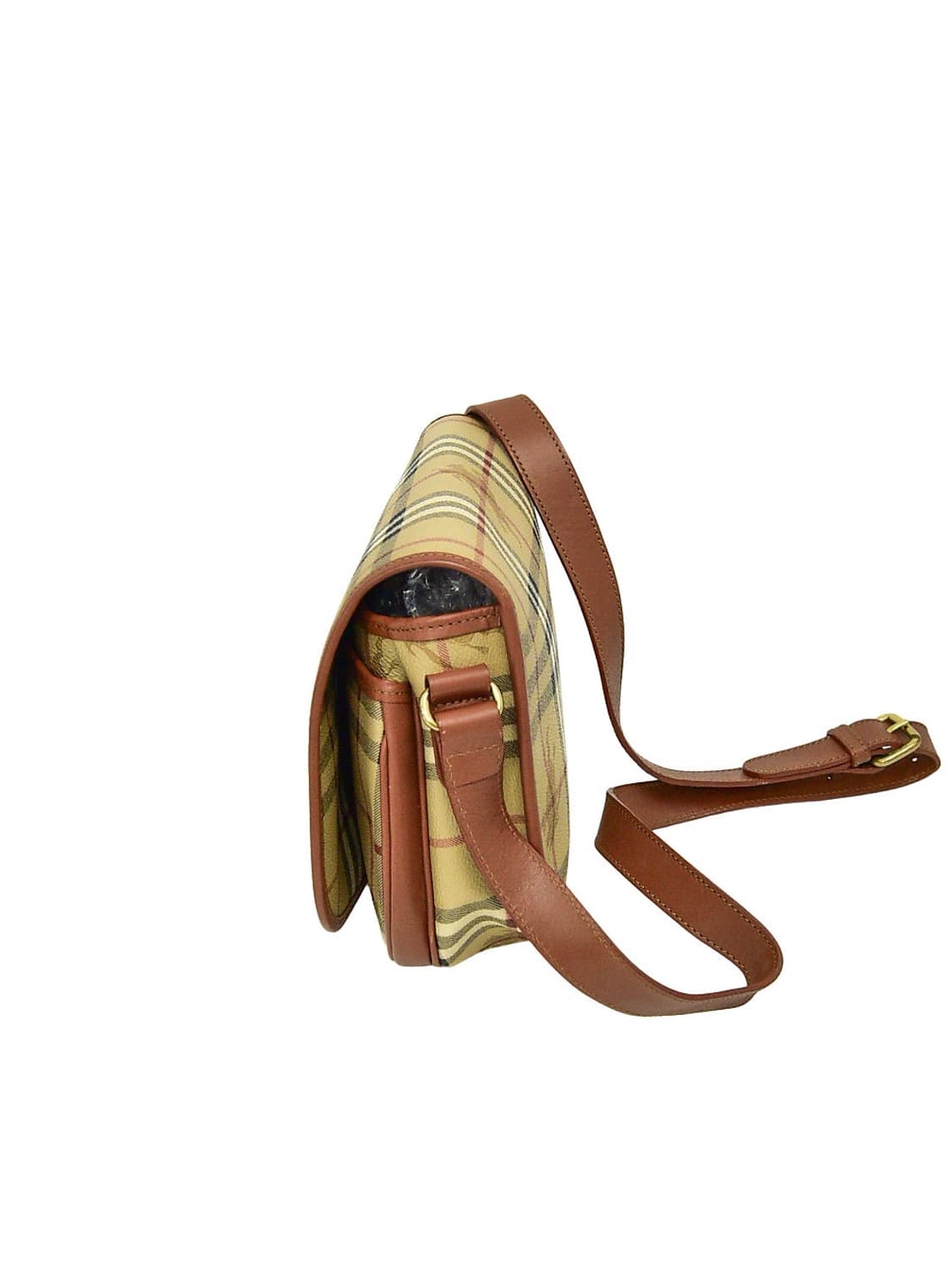 Burberry Nova Check Round Crossbody Bag