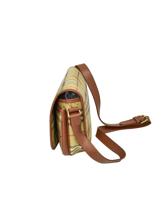 Burberry Nova Check Round Crossbody Bag