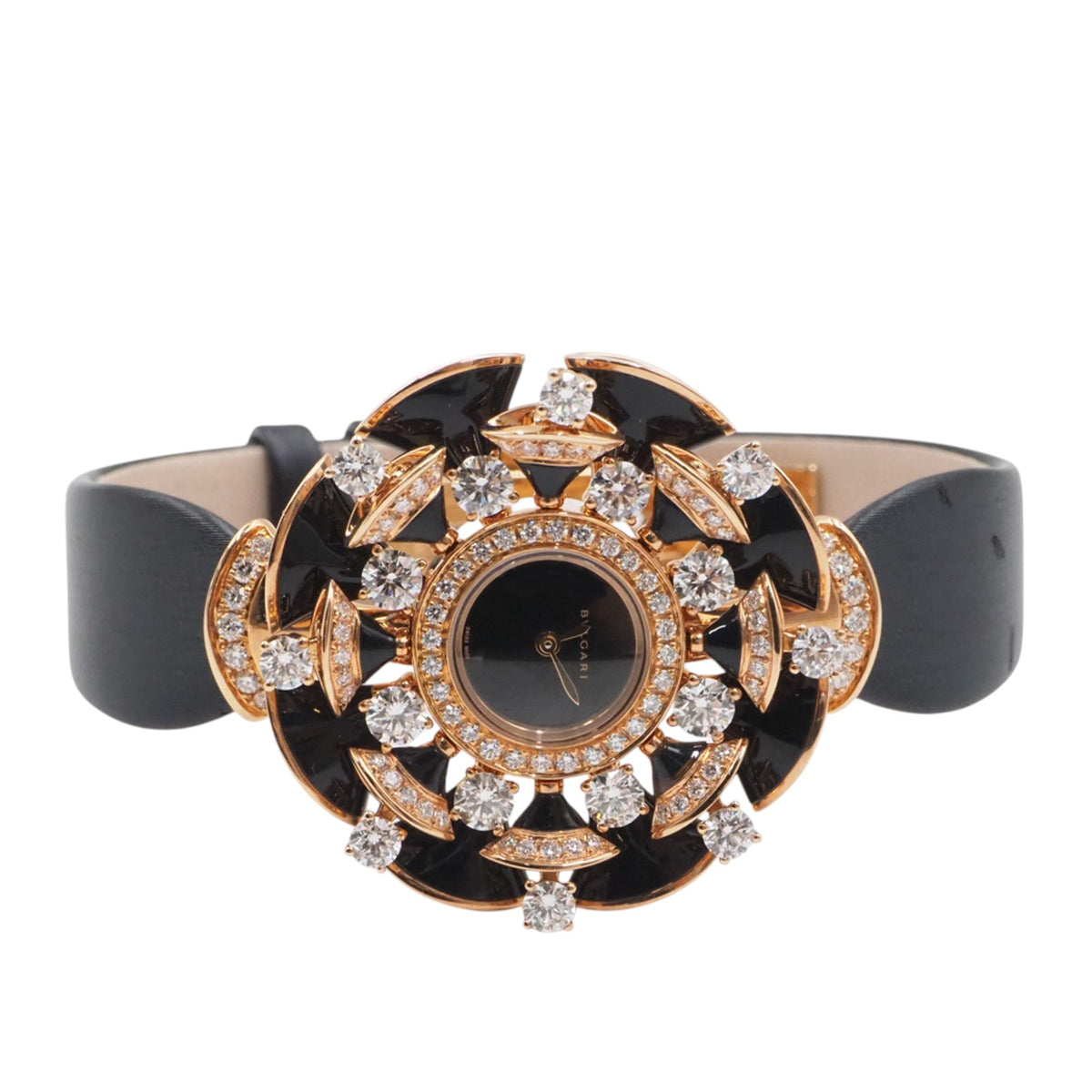Bulgari 102216 Rose Gold Diamond Divas' Dream Quartz Watch