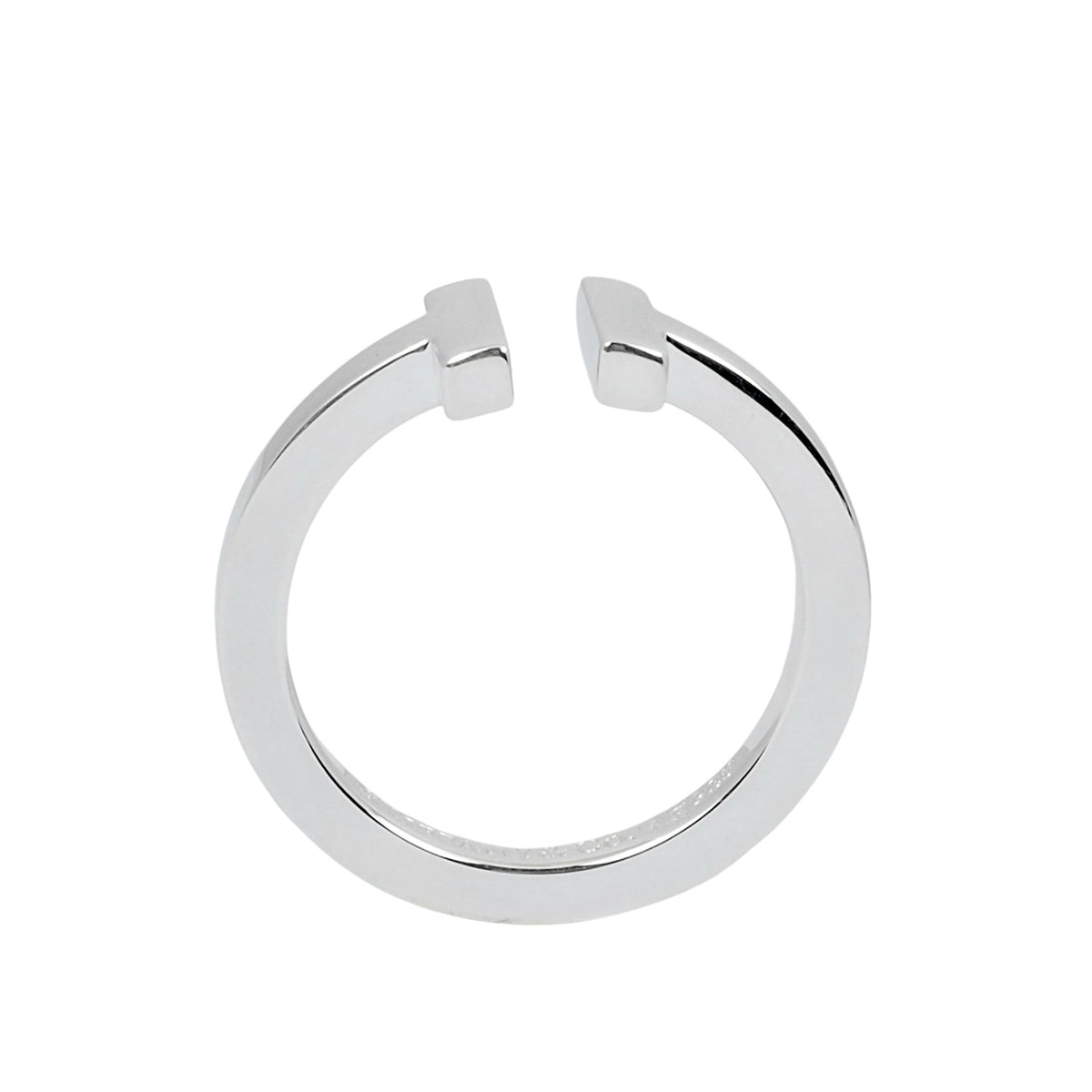 Tiffany silver T square ring