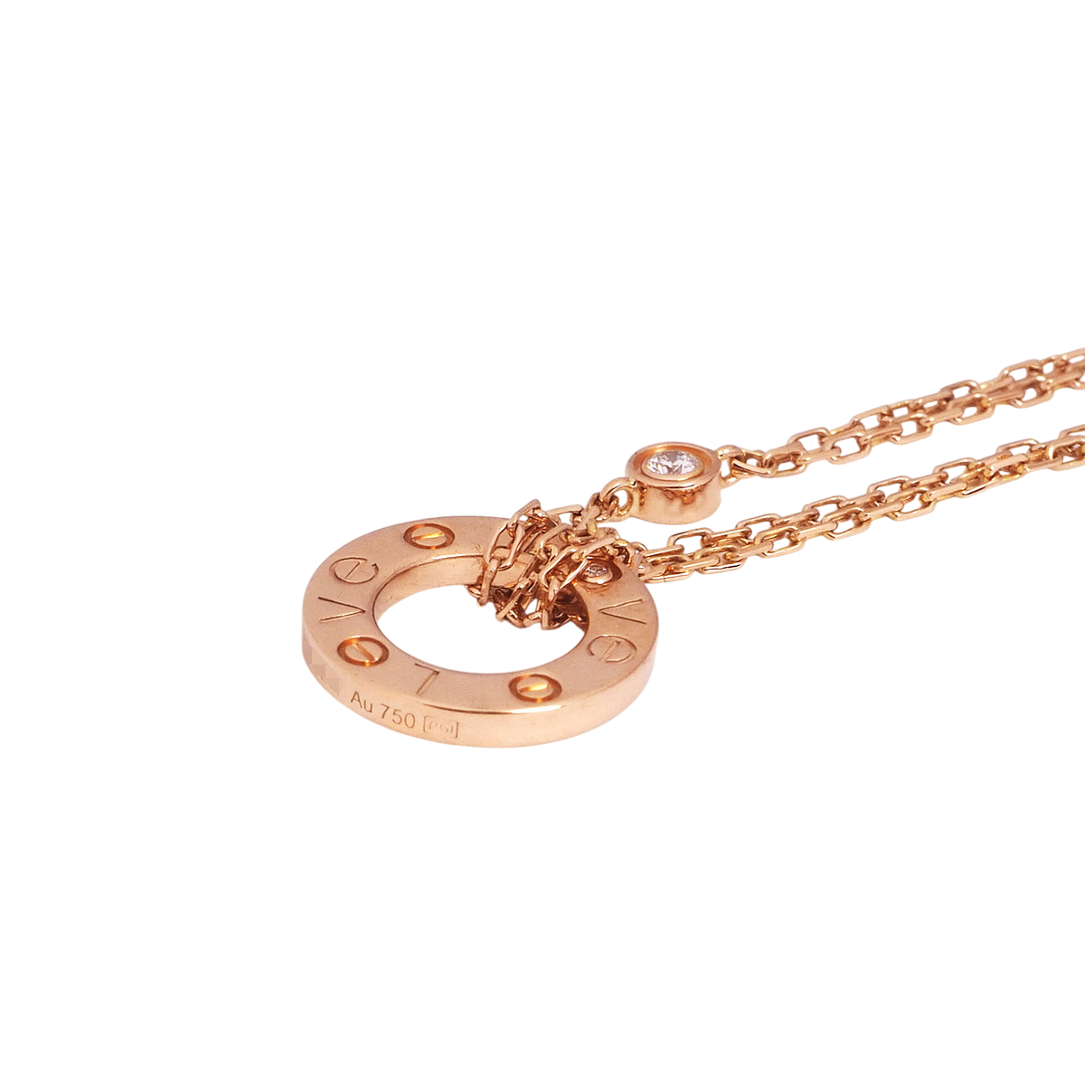 Cartier B6063600 Rose Gold Diamond Love Bracelet