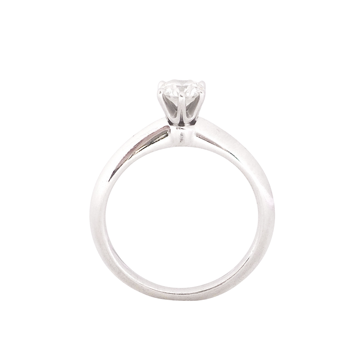 Tiffany platinum setting wedding ring