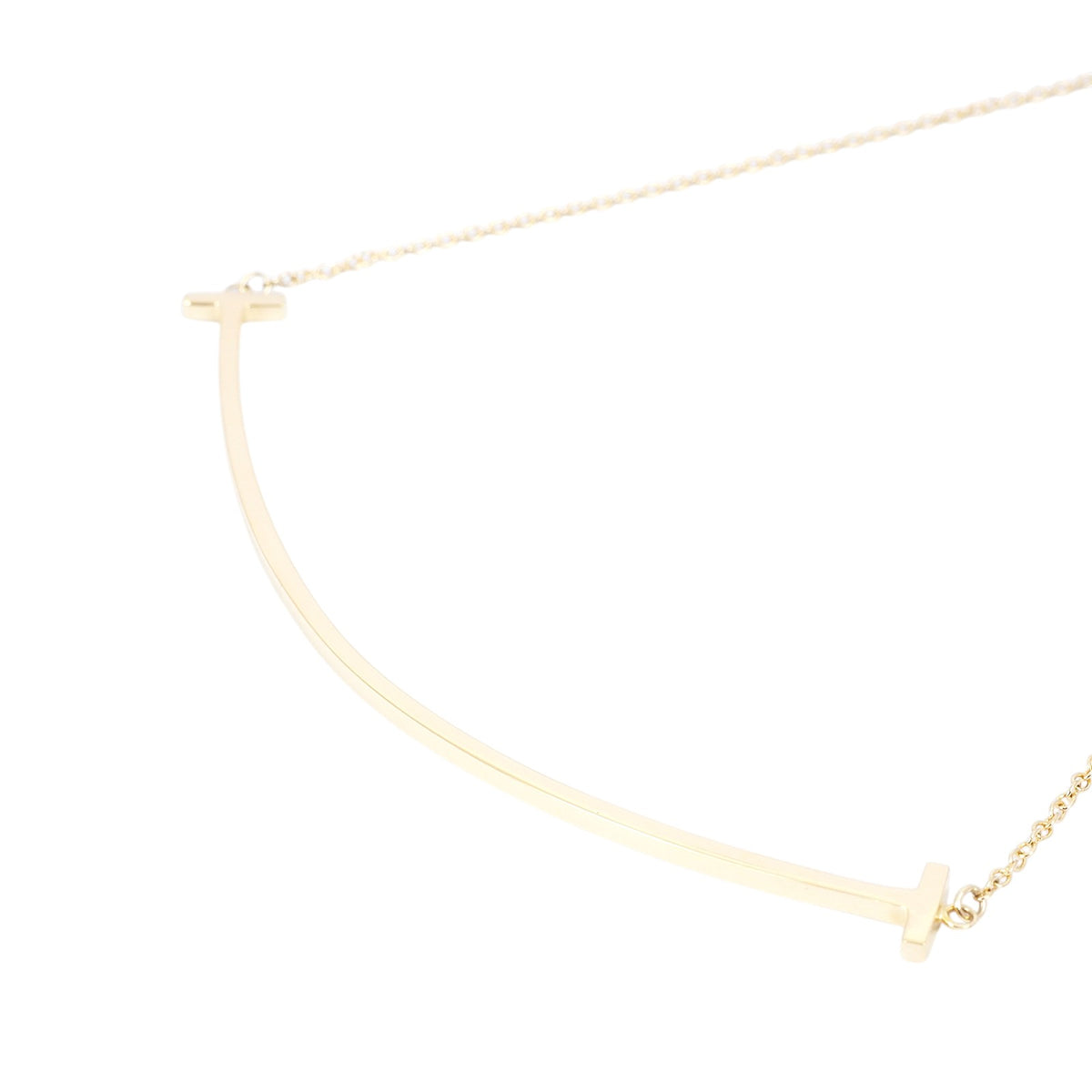 Tiffany Yellow Gold Smile Large Necklace