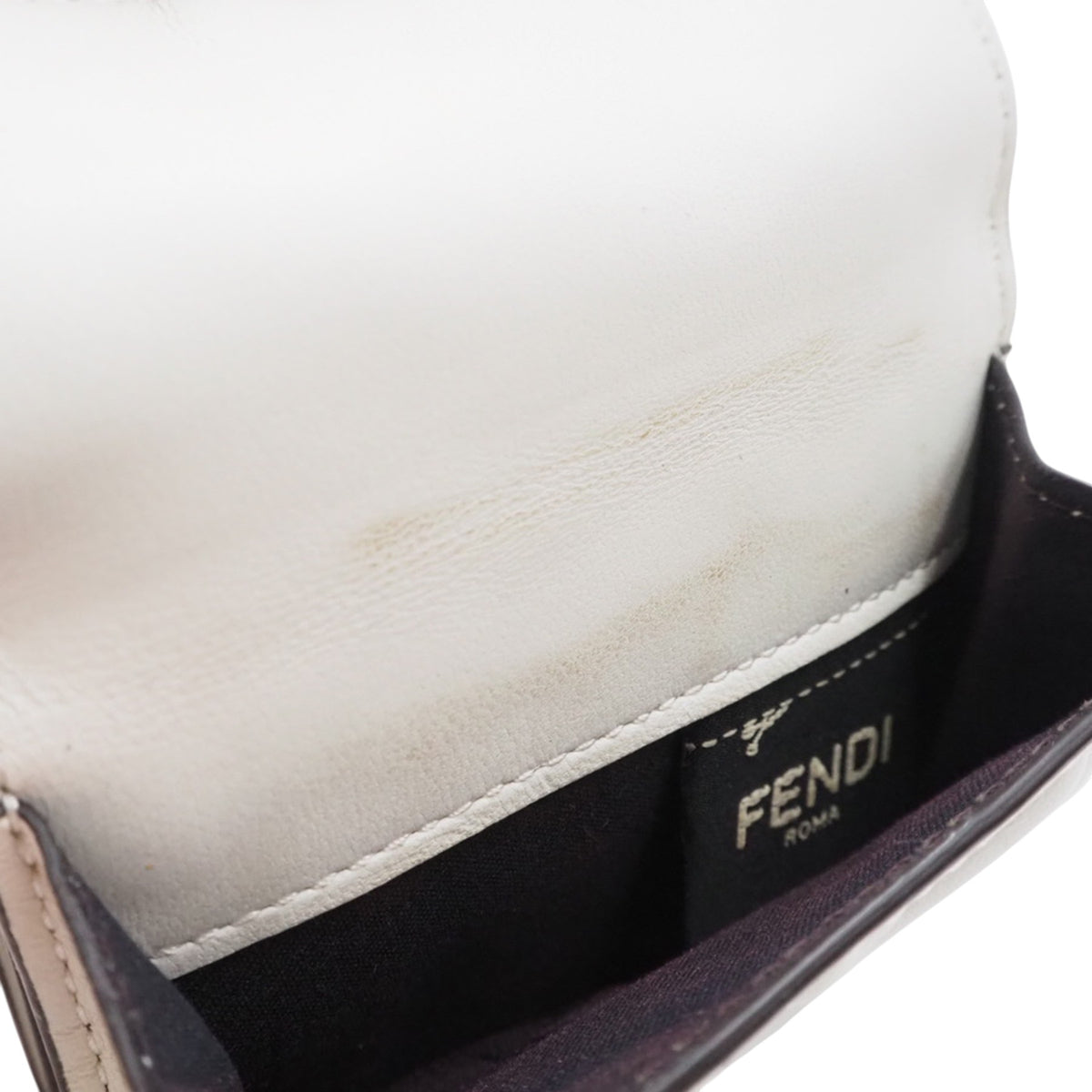 Fendi 8M0395 Trifold Micro Wallet