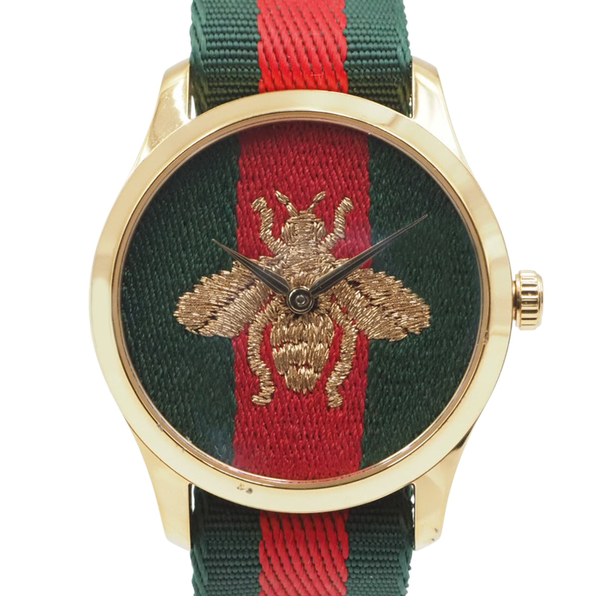 Gucci YA126487 Timeless Quartz NATO Band Watch