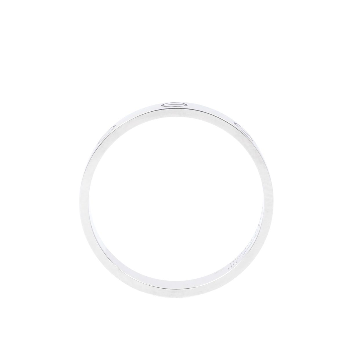 Cartier B4085100 White Gold Small Love Ring