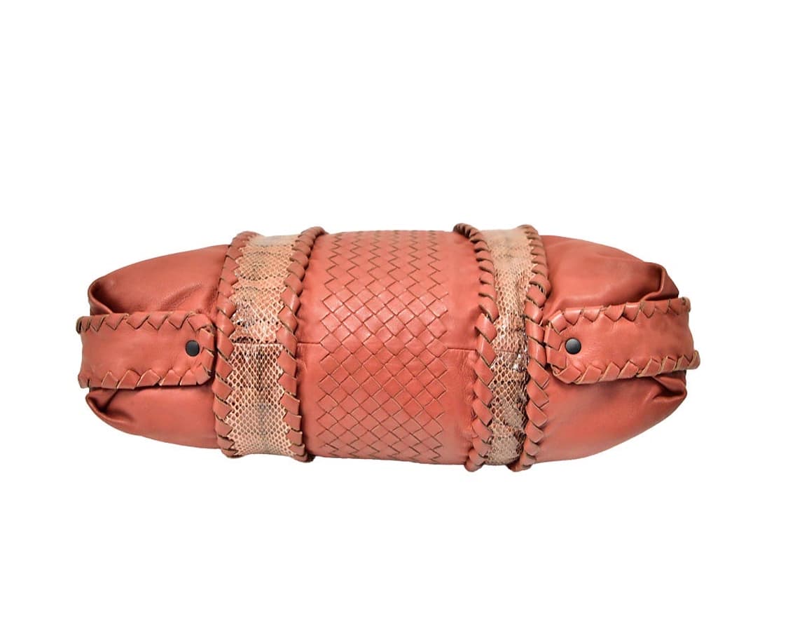 Bottega Veneta Lizard Stitch Two-Way Bag