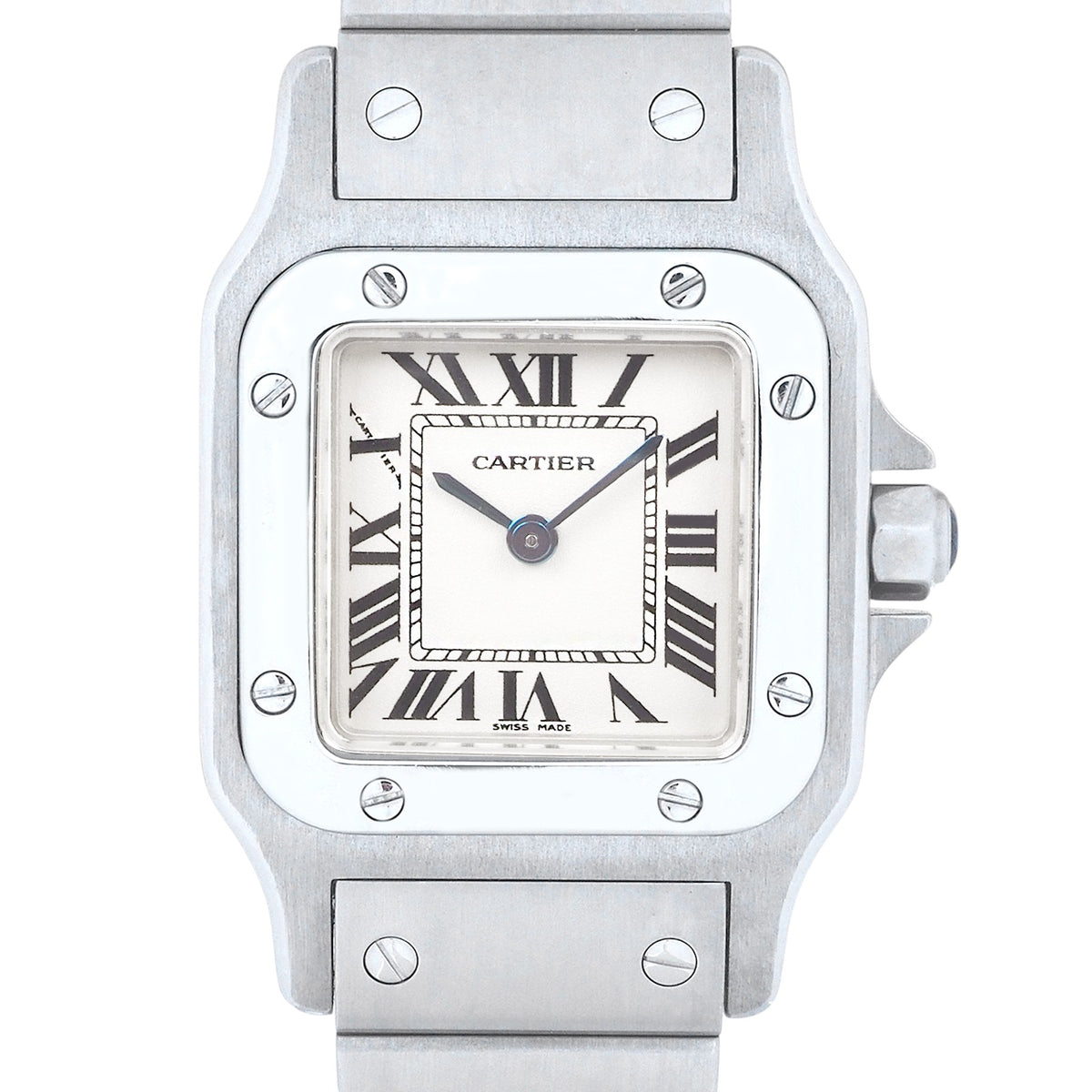 Cartier W20056D6 Santos Galbé Small Quartz Watch