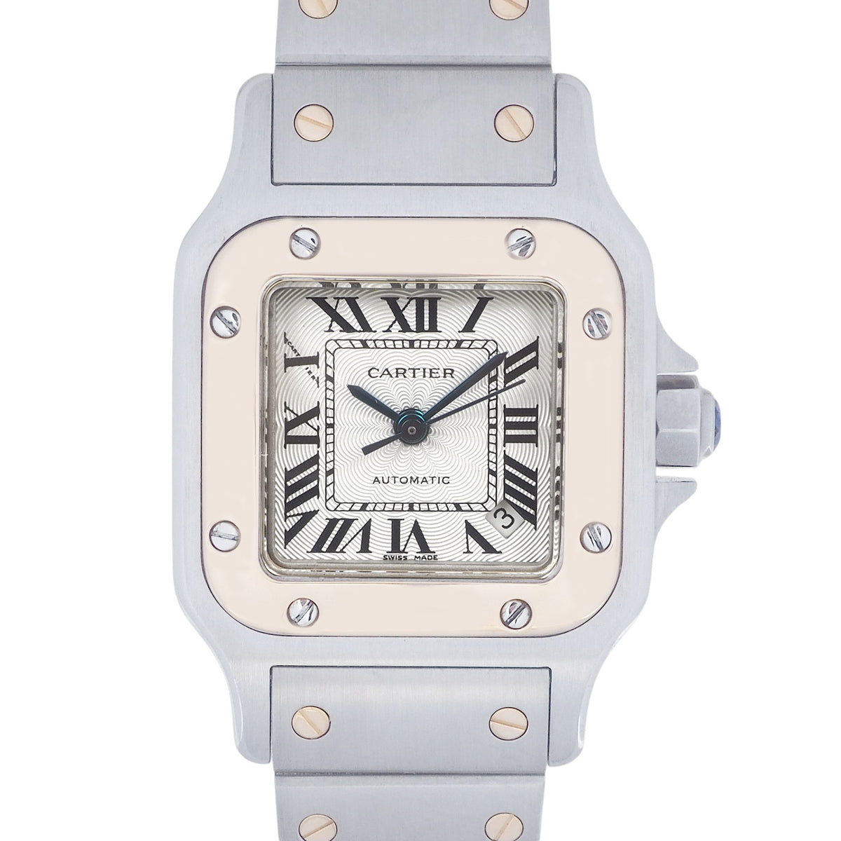 Cartier W20057C4 Santos Galbe Automatic Two-Tone Small Watch