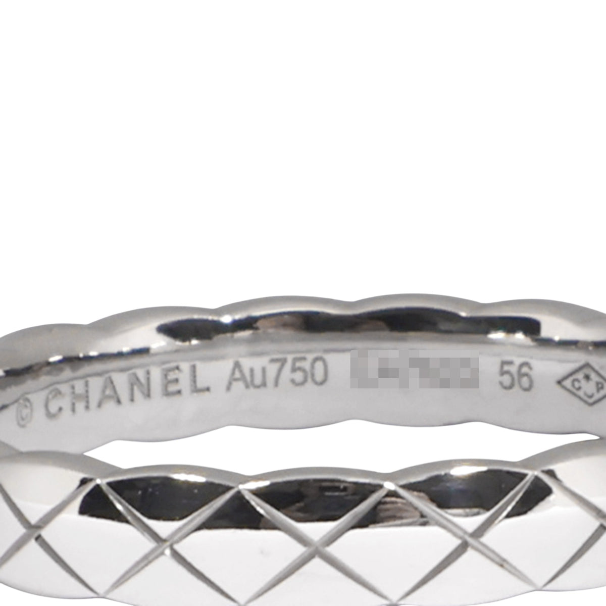 Chanel J11793 White Gold Coco Crush Ring