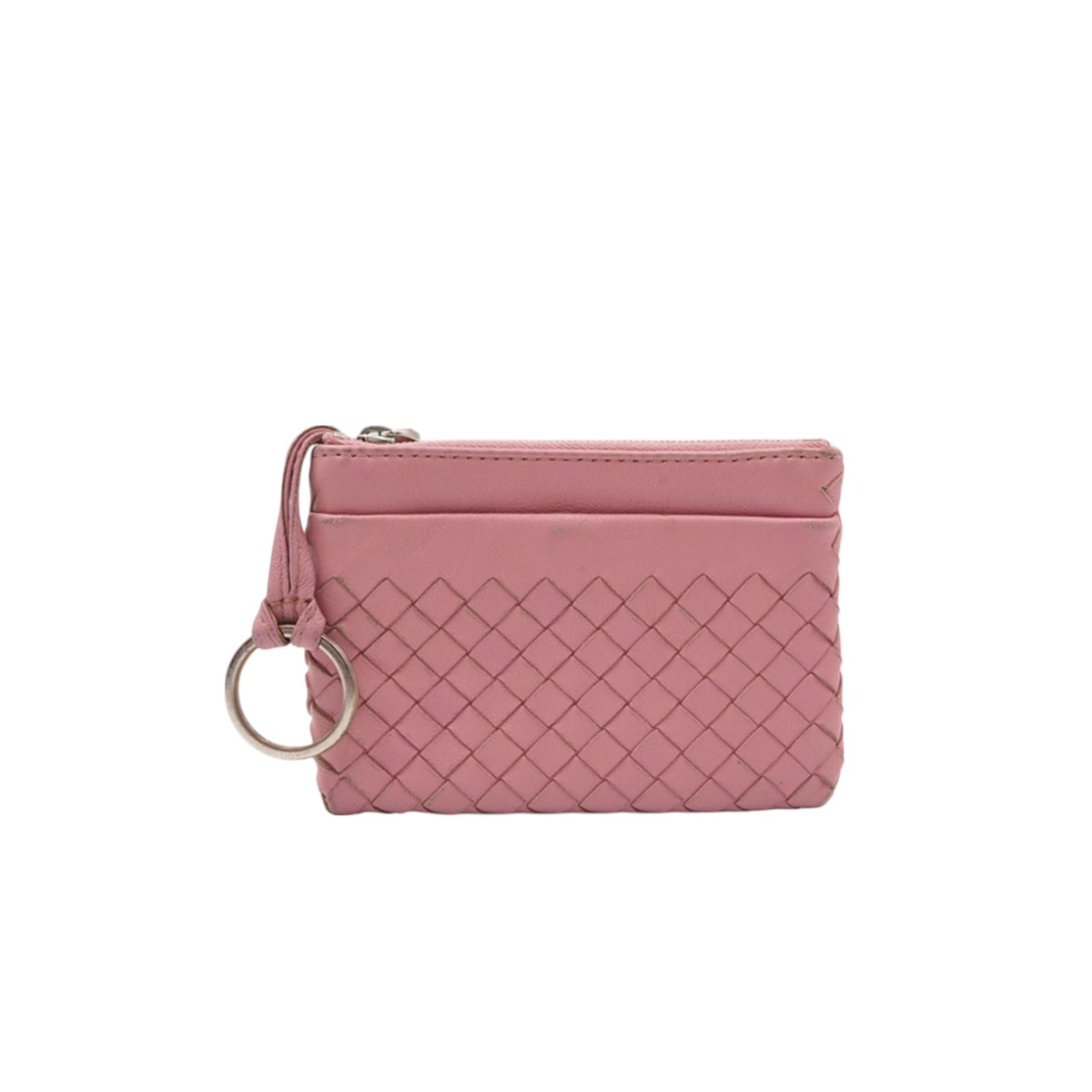 Bottega Veneta 275327 Intrecciato Keyring Wallet
