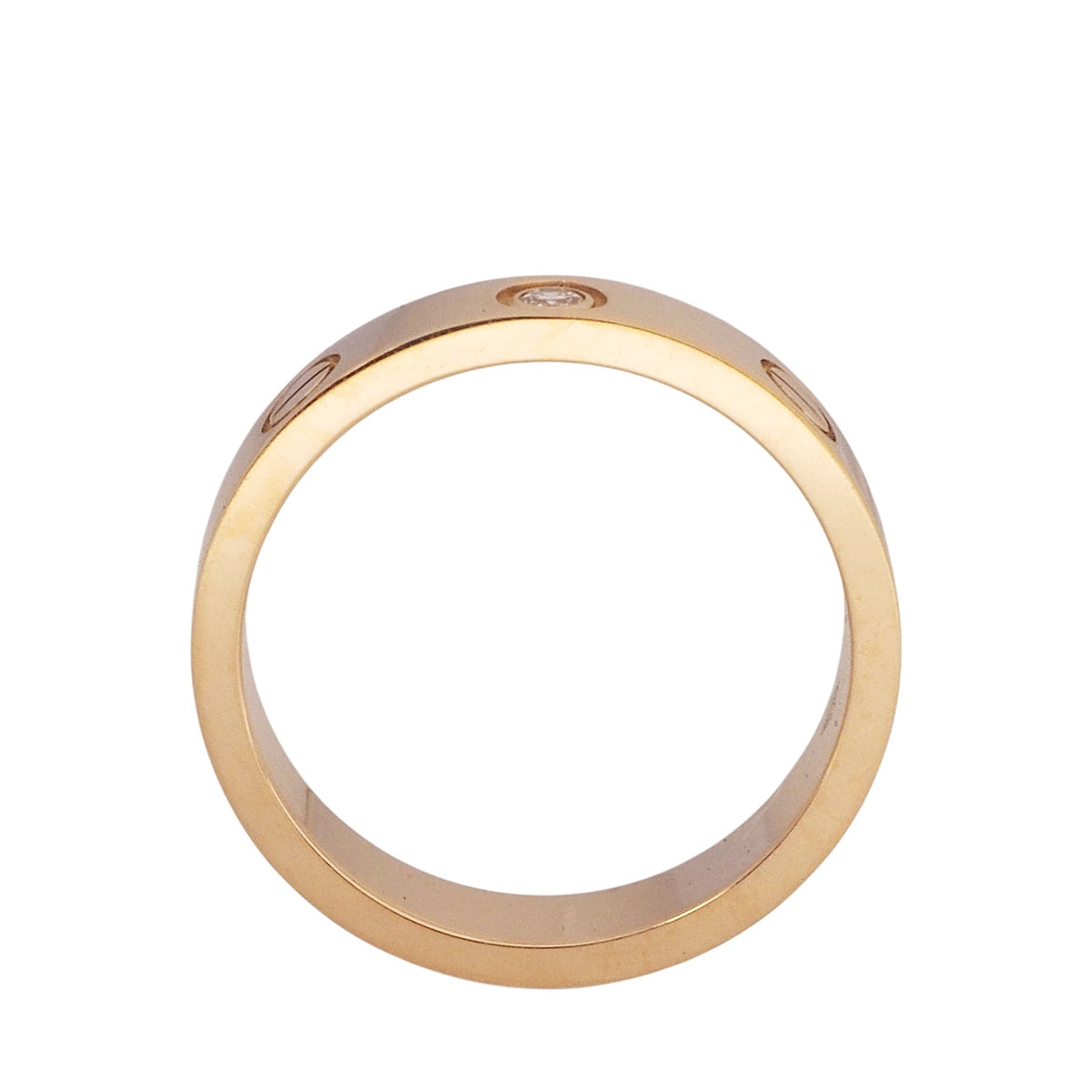 Cartier B4056150 Yellow Gold Diamond Love Mini Ring