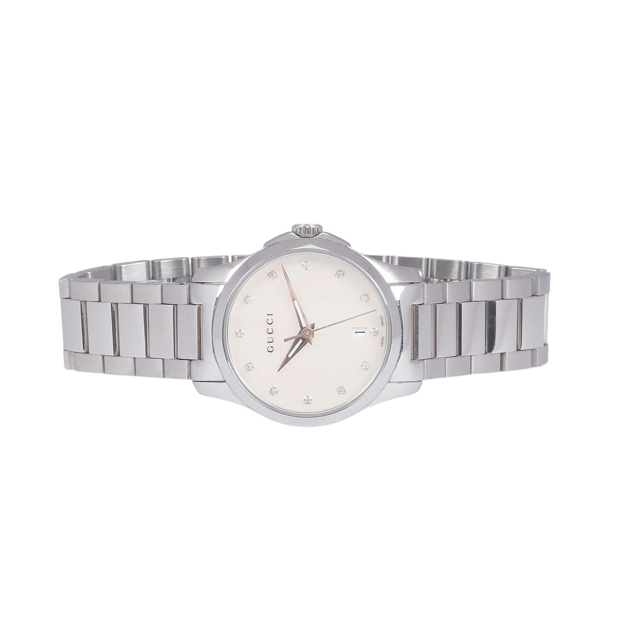Gucci YA126542 Timeless Diamond Quartz Watch