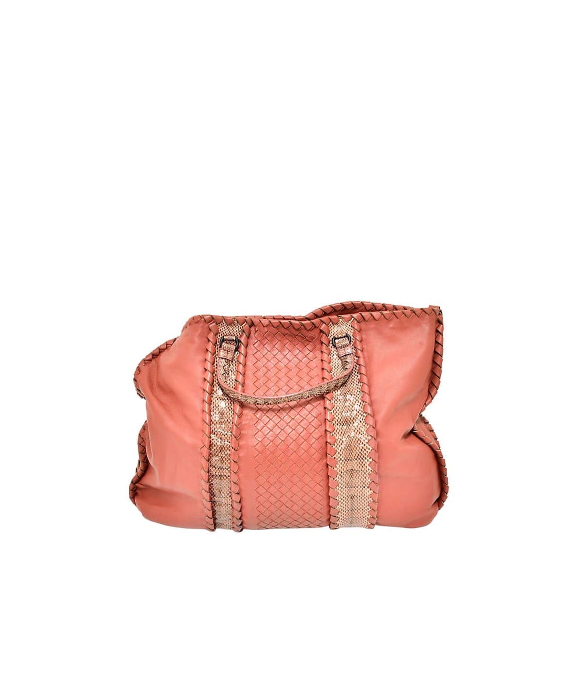 Bottega Veneta Lizard Stitch Two-Way Bag