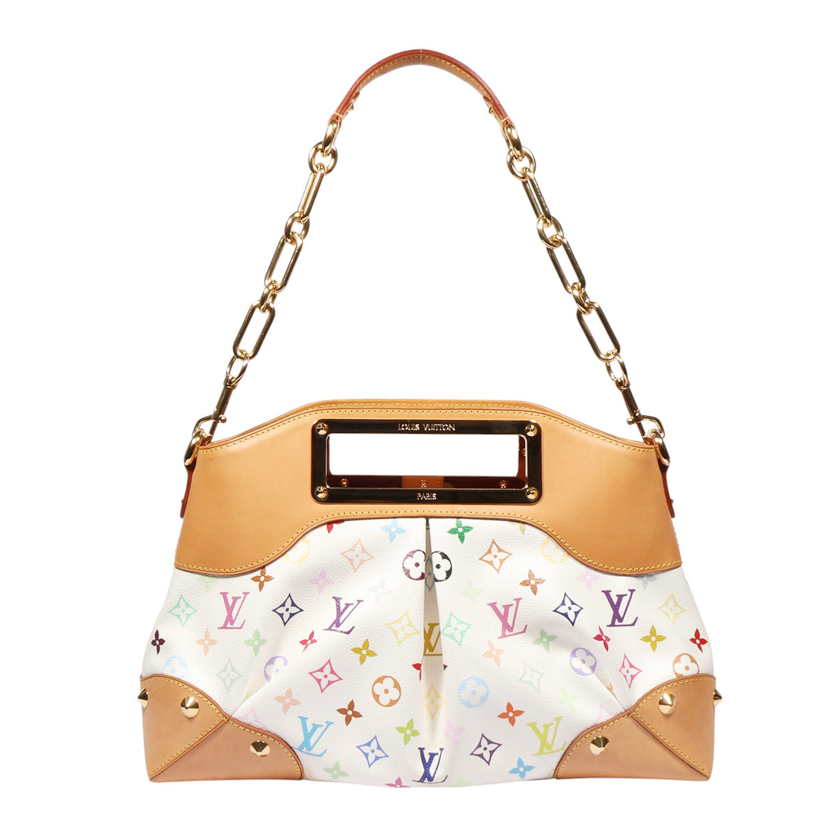 Louis Vuitton M40256 Multi White Judy MM Shoulder Bag