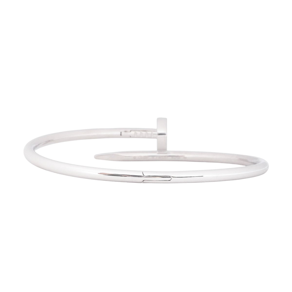 Cartier B6048317 White Gold Juste un Clou Bracelet