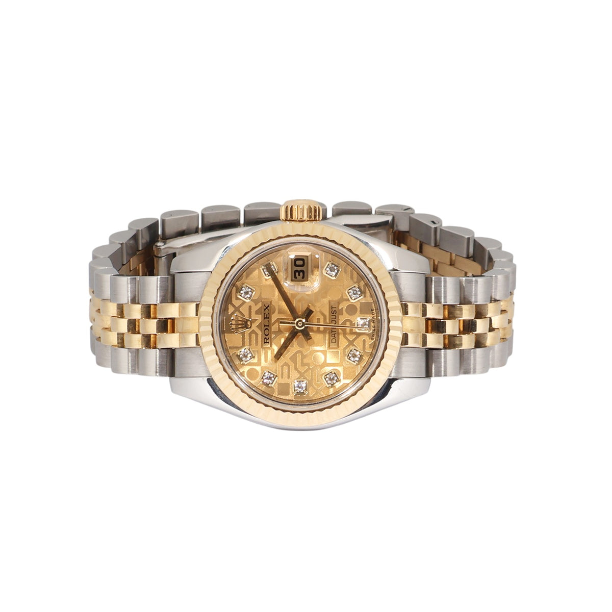 Rolex 179173 Dayjust Diamond Two-Tone Watch