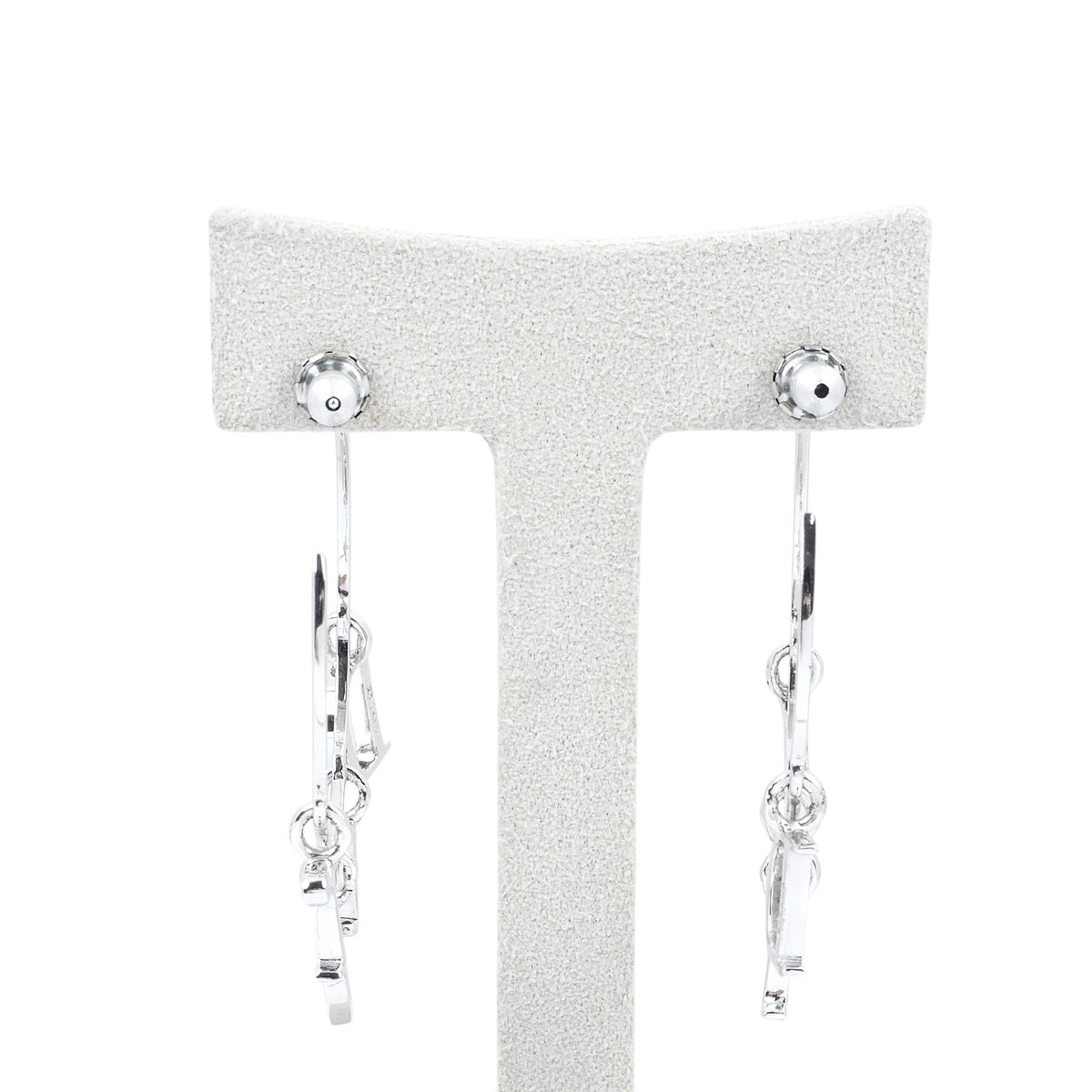 Dior Crystal Hoop Earrings