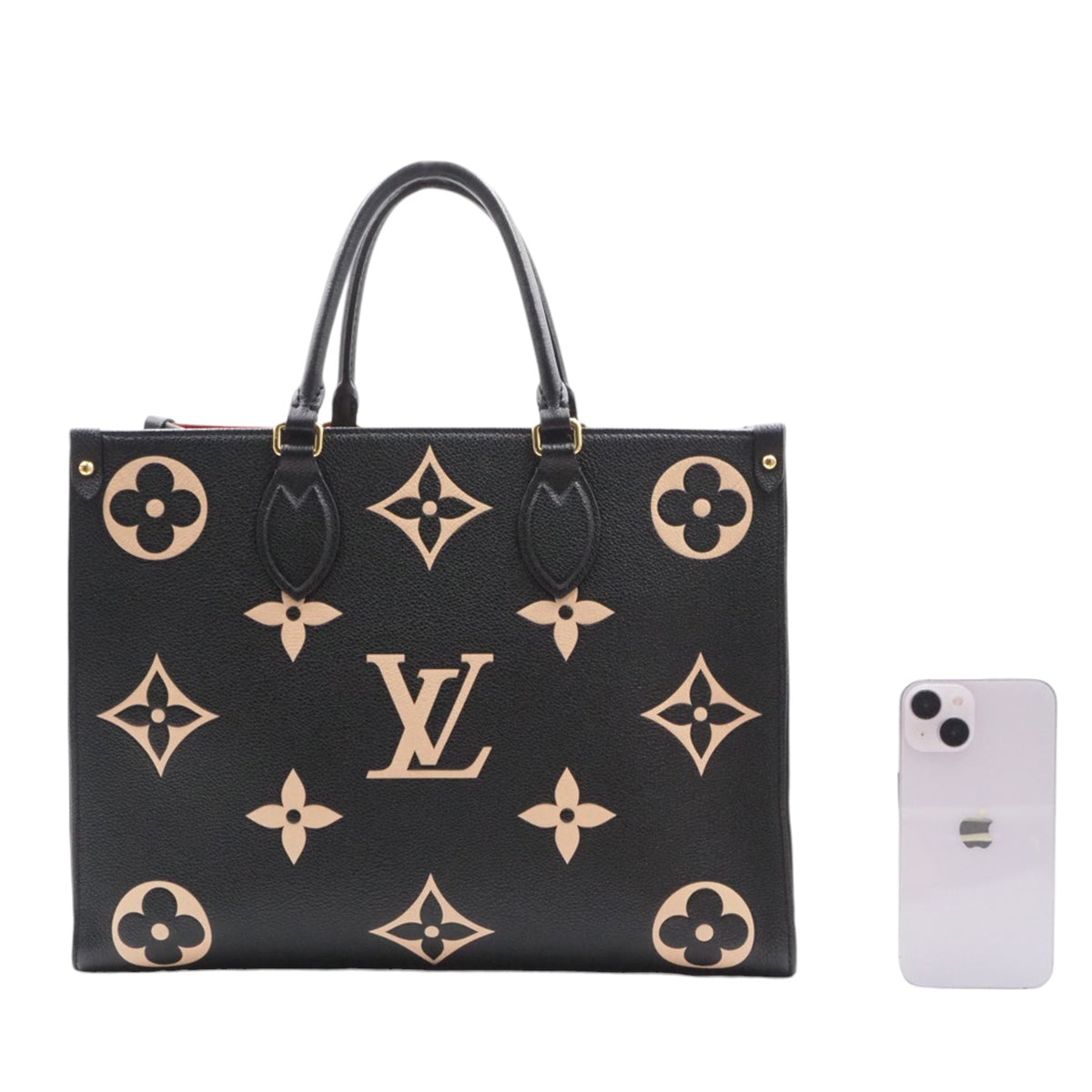 Louis Vuitton M45495 Empreinte on the Go MM Shoulder Bag