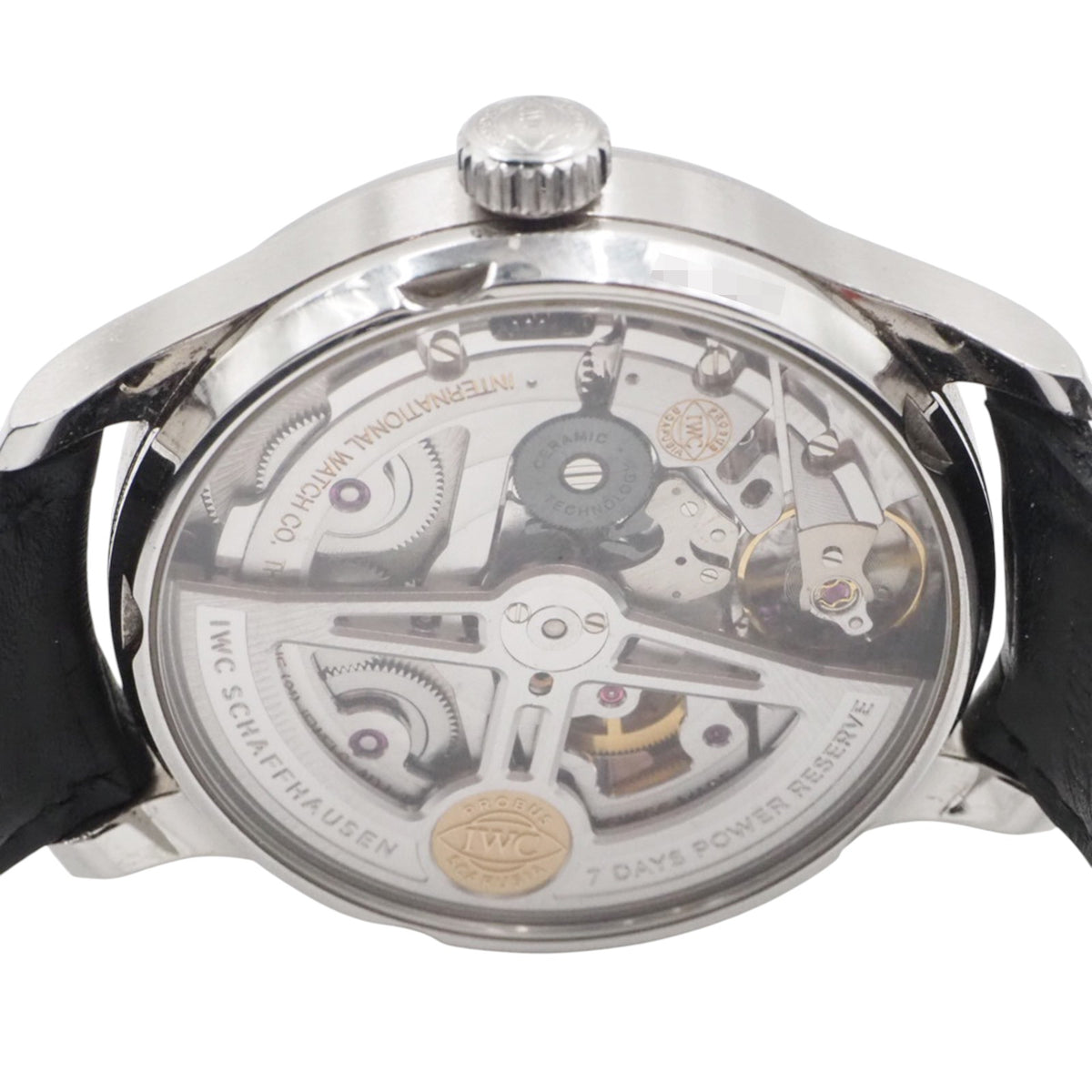 IWC IW500704 Portugieser Automatic Leather Band Watch