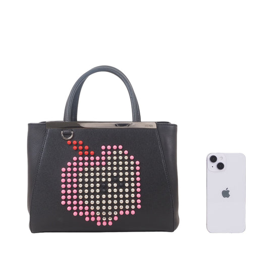 Fendi 8BH253 Toujours Studded Small Shoulder Bag