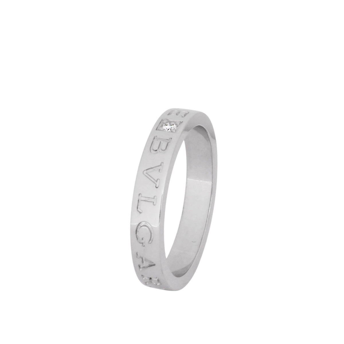 Bulgari 339996 White Gold BB Diamond Ring