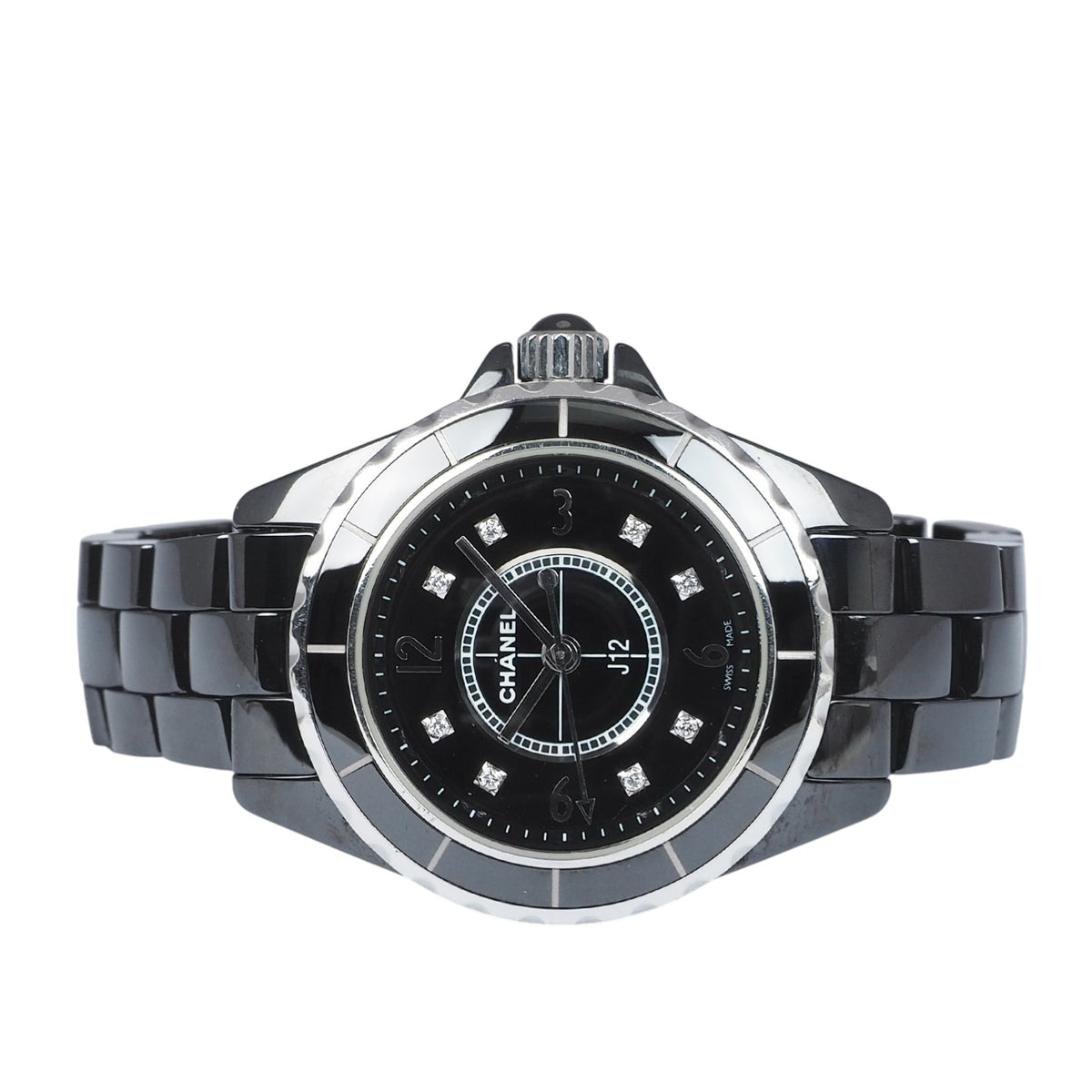Chanel H2569 J12 Diamond Ceramic Quartz Watch