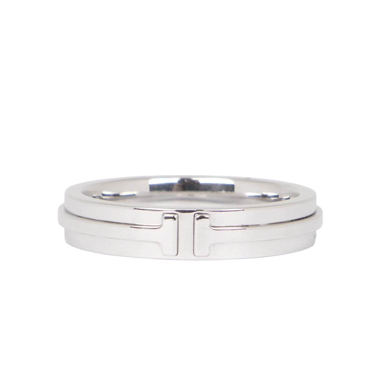 Tiffany 36815647 White Gold T Narrow Ring