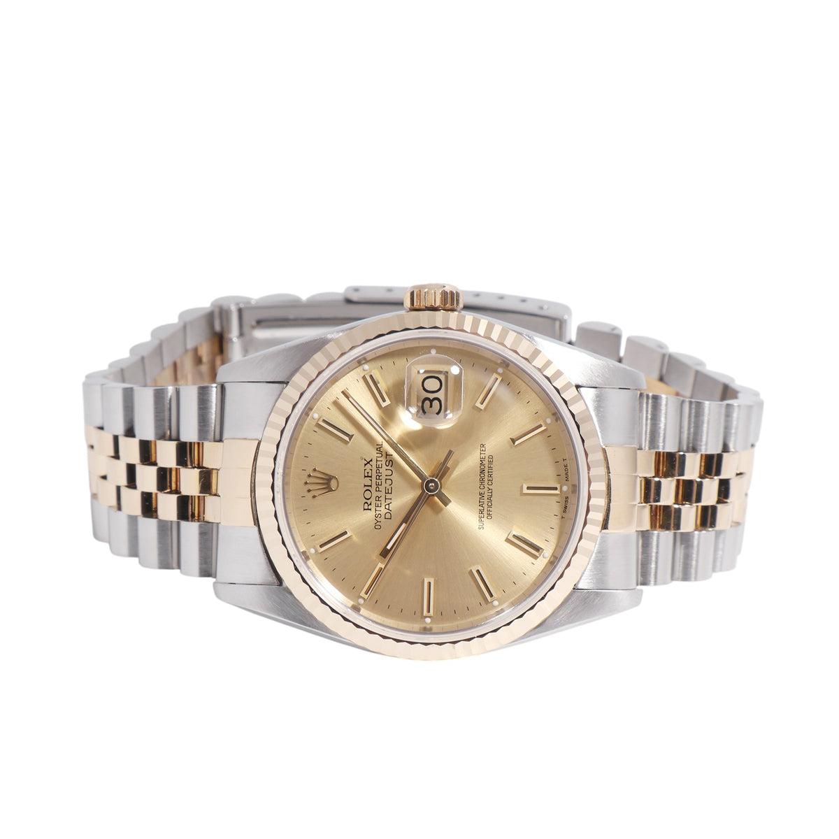 Rolex 16233 Dayjust Automatic Two-Tone Watch